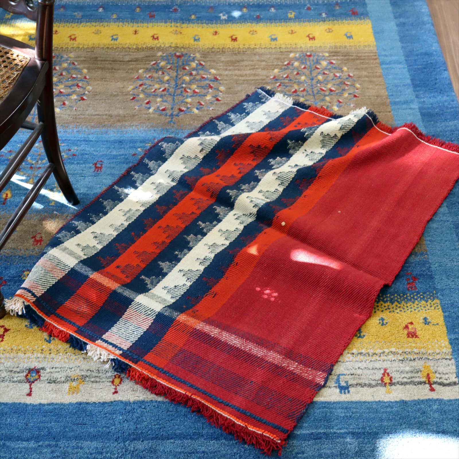 【15%OFF】オールドジャジム（テント装飾用）・カシュカイ族シラーズ102×72cm フラグメント