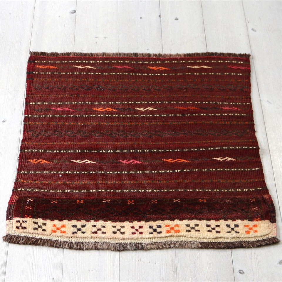 オールドキリム・バルーチ 54x54cm ホルジン/スザンニ織り＆絨毯
