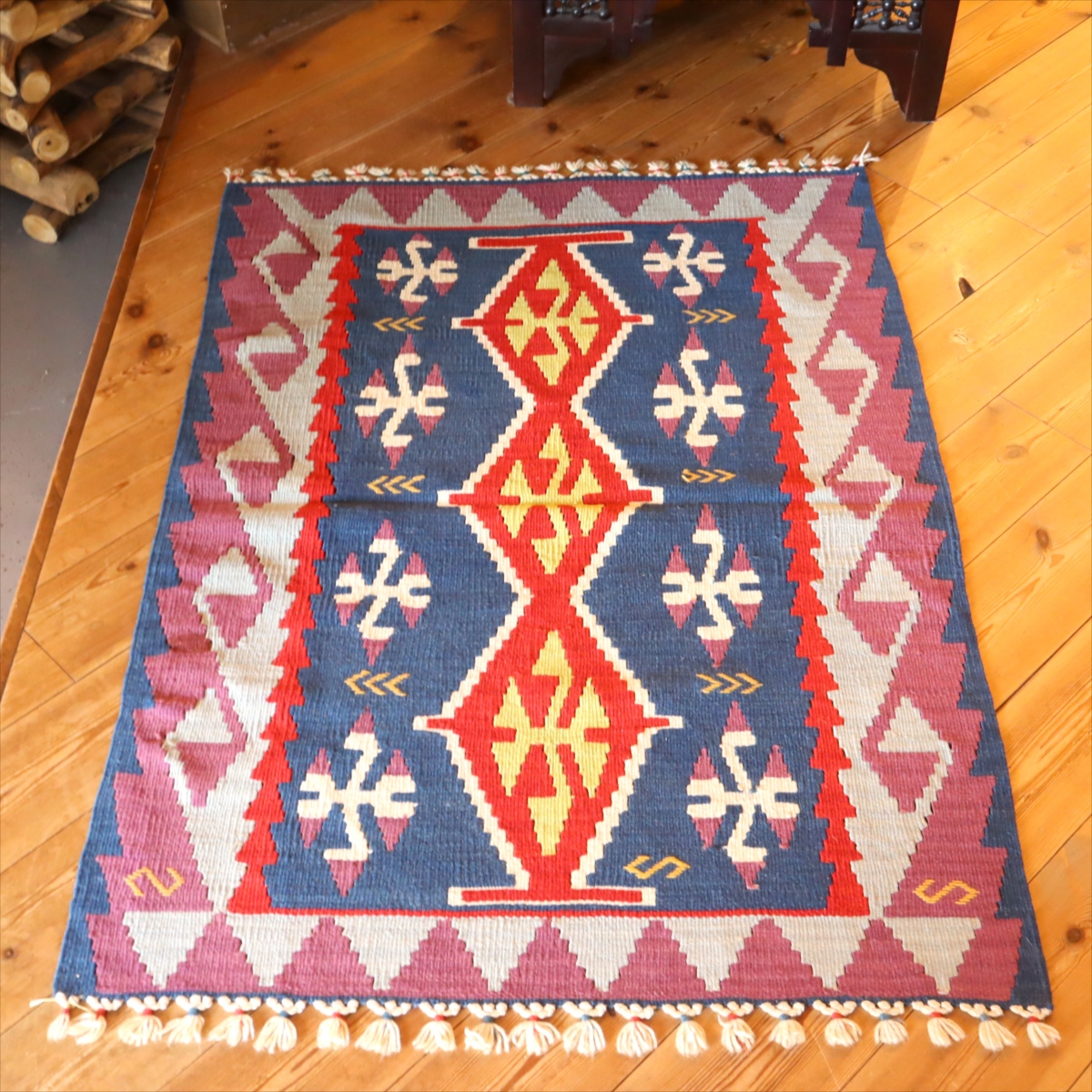 カイセリキリム　チェイレキ122×91cm