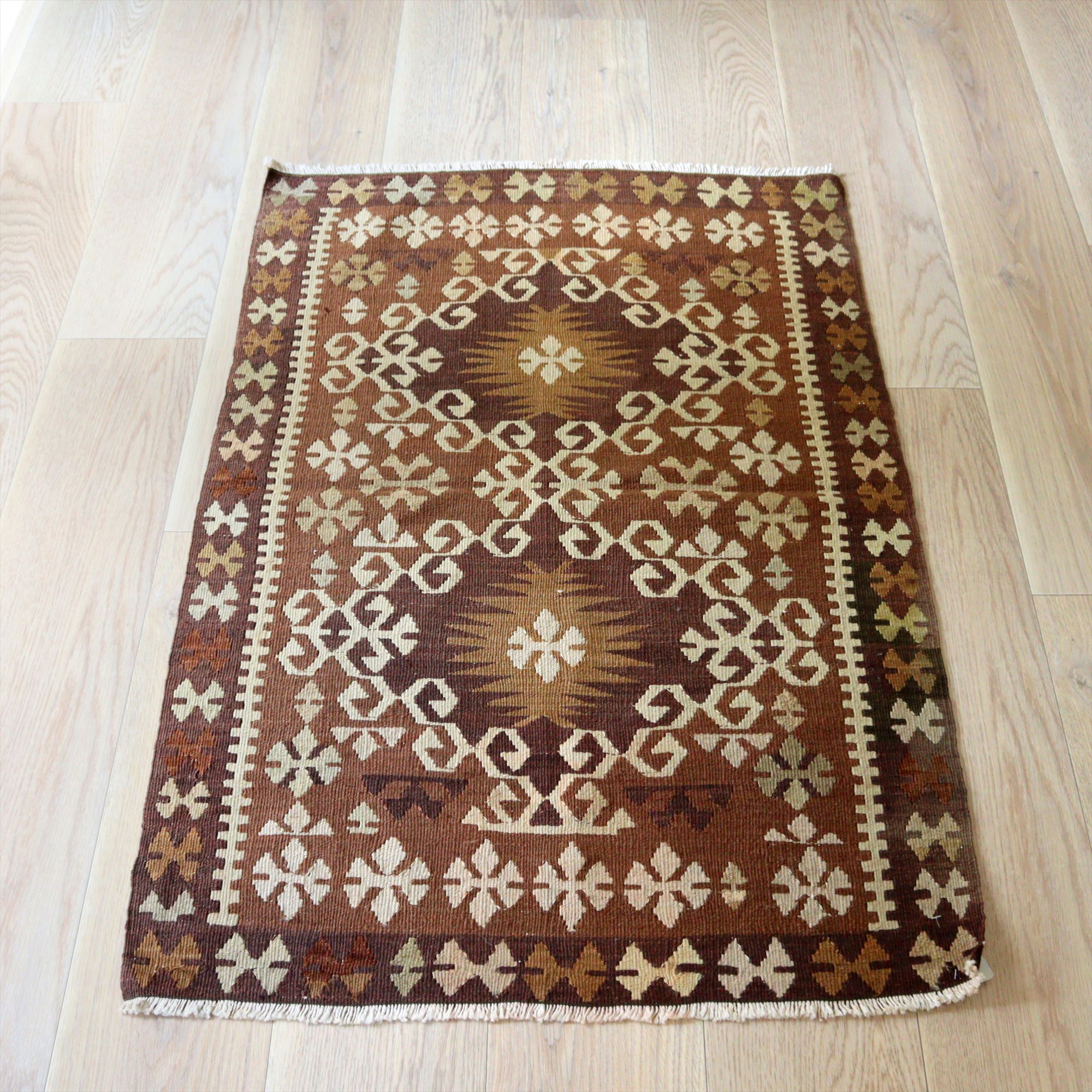 【15%OFF】オールドキリム ヤイヤル118×77cm 複雑な爪をもつドラゴン