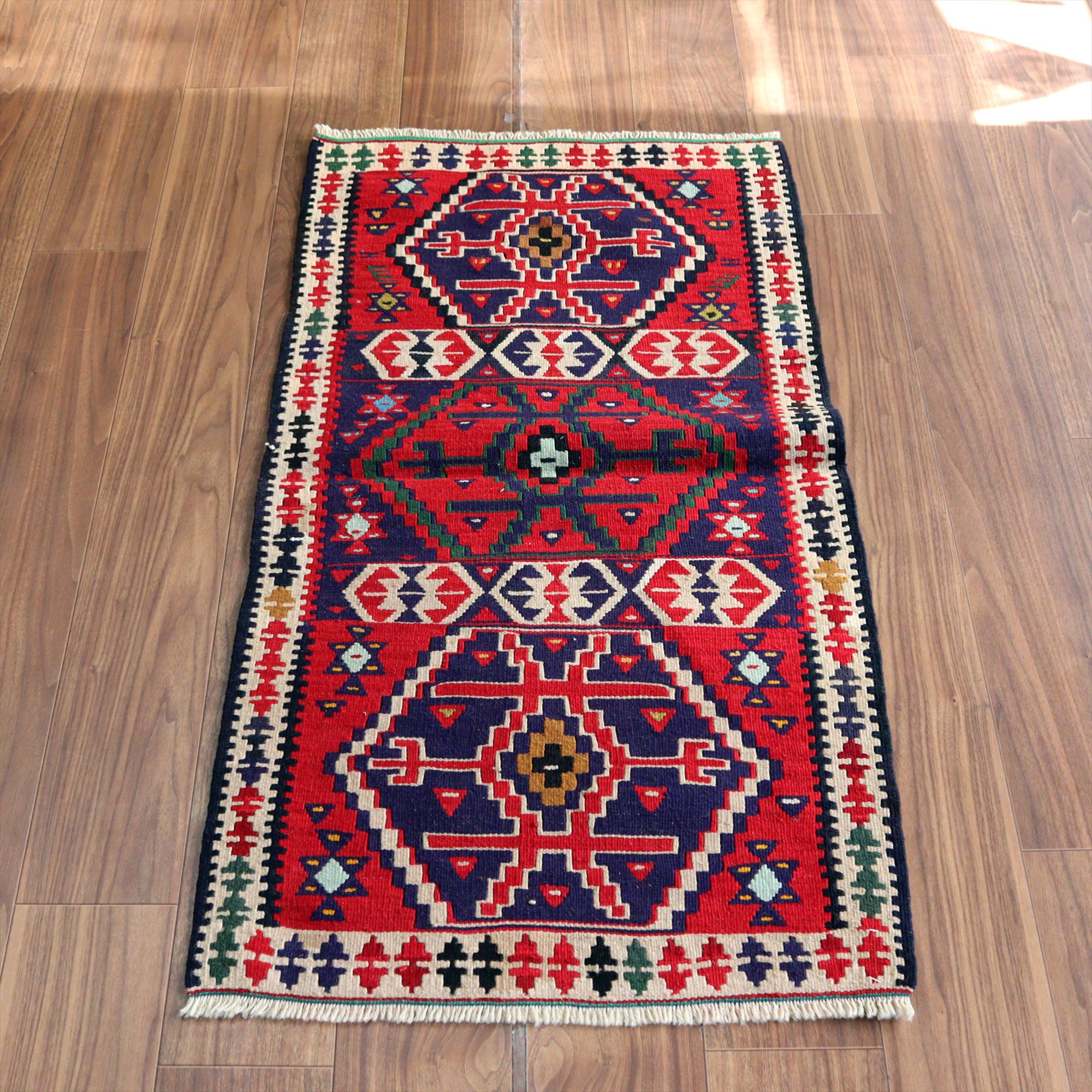 オールドキリム ワン122×64cm サソリのモチーフ