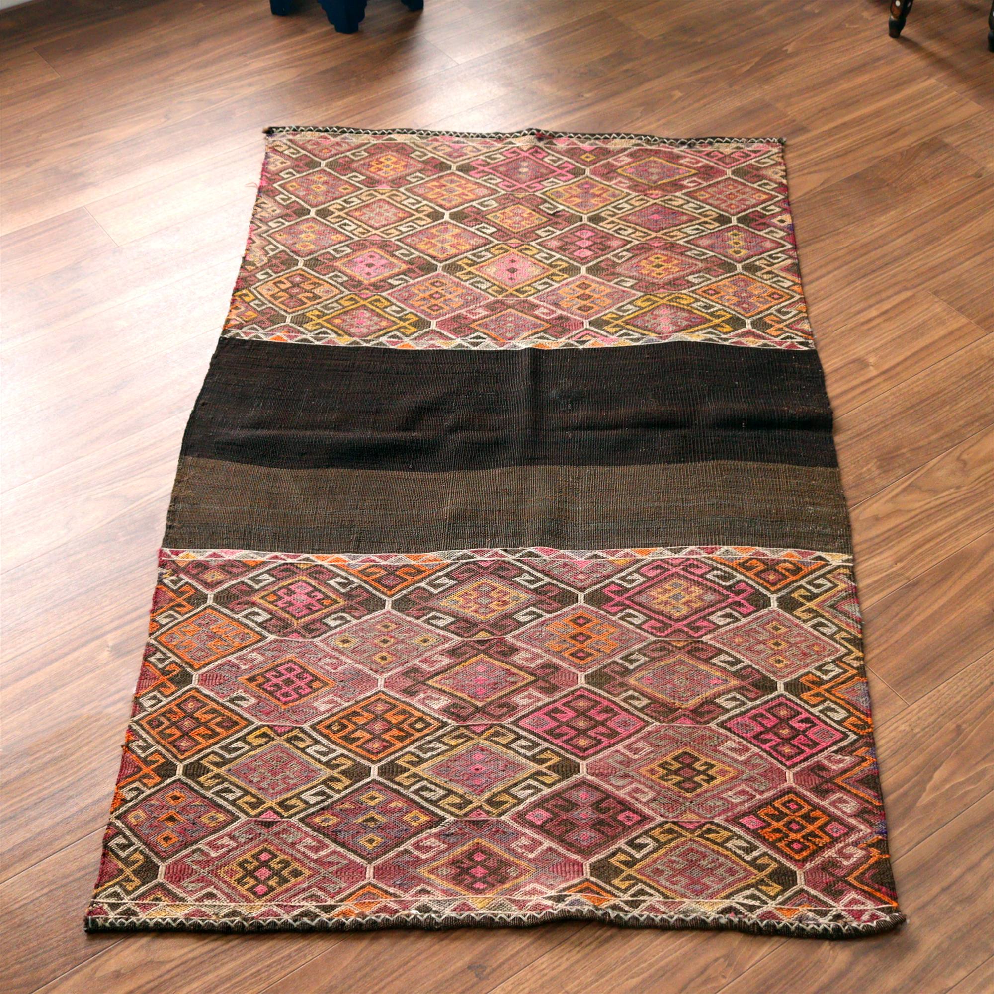 オールドキリム カルスカウズマン168×98cm 収納袋のマフラッシュ