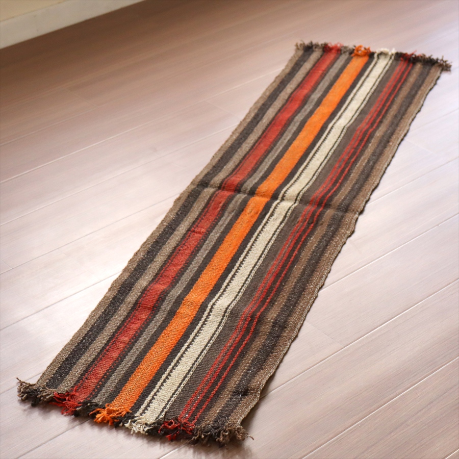 オールドキリム カルス 140×38cm ストライプのフラグメント