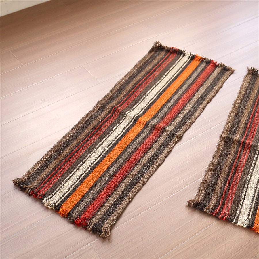 オールドキリム カルス 89×35cm ストライプのフラグメント