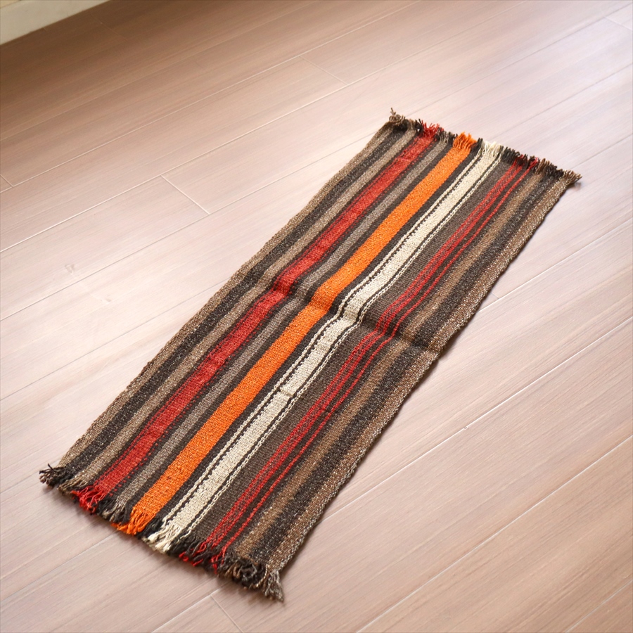 オールドキリム カルス 87×35cm ストライプのフラグメント