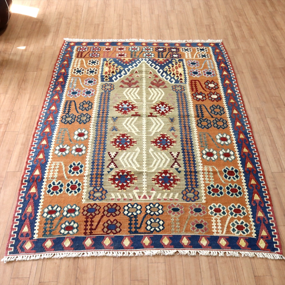 トルコの手織りキリム カイセリ セッチャーデ175×127cm
