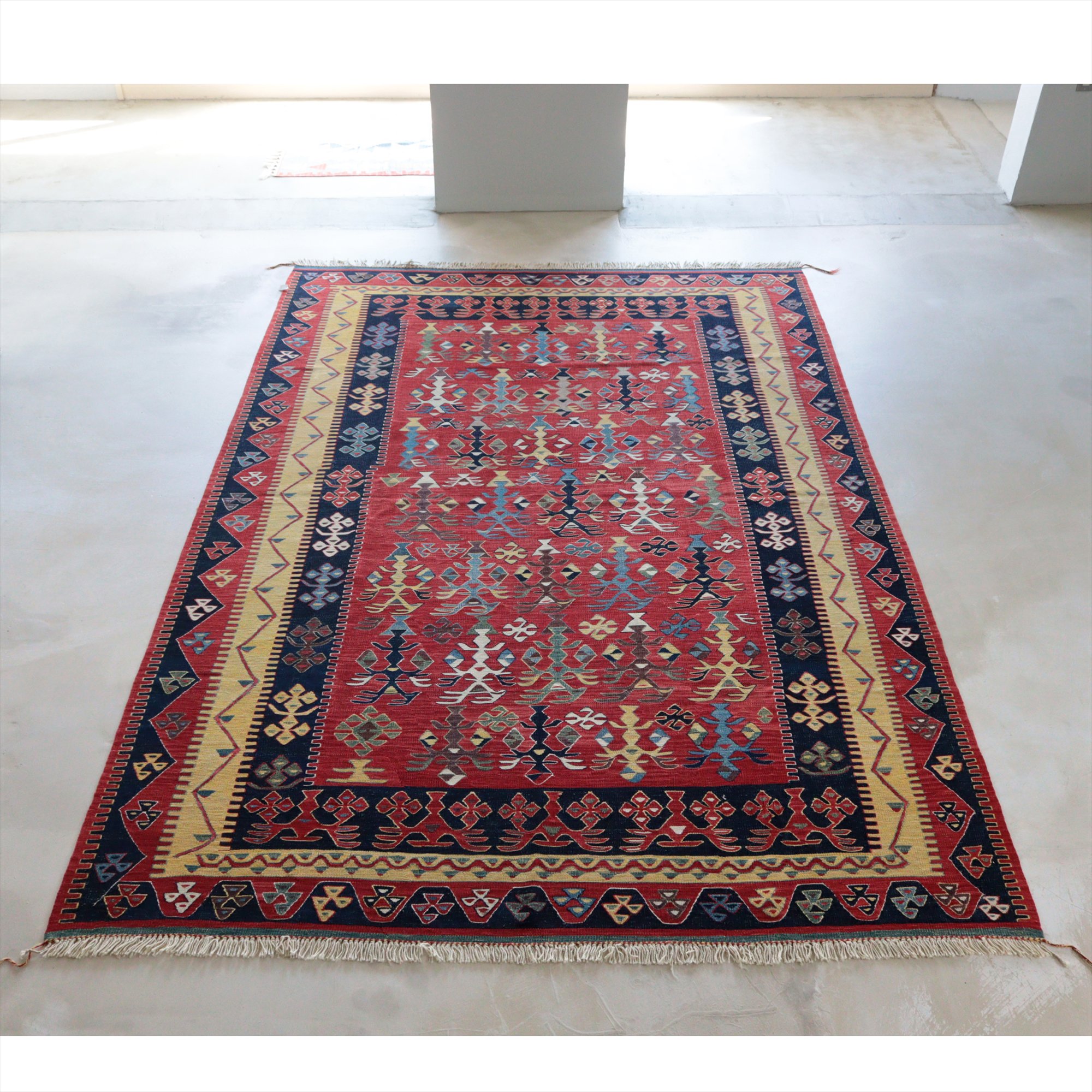 草木染キリム シャルキョイ リプロダクト314×217cm 特大ルームサイズ