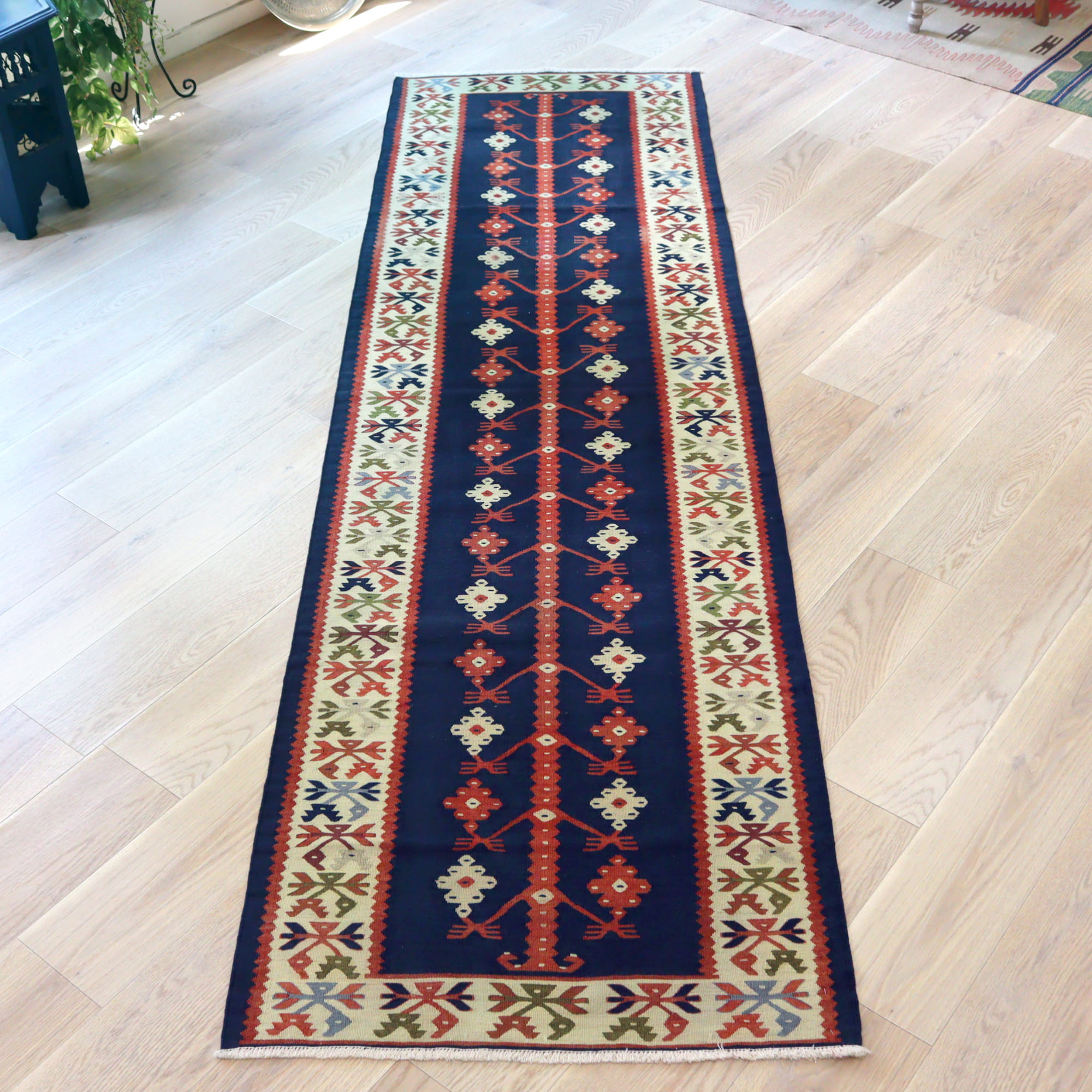 オールドキリム シャルキョイピロット291×84cm 生命の木