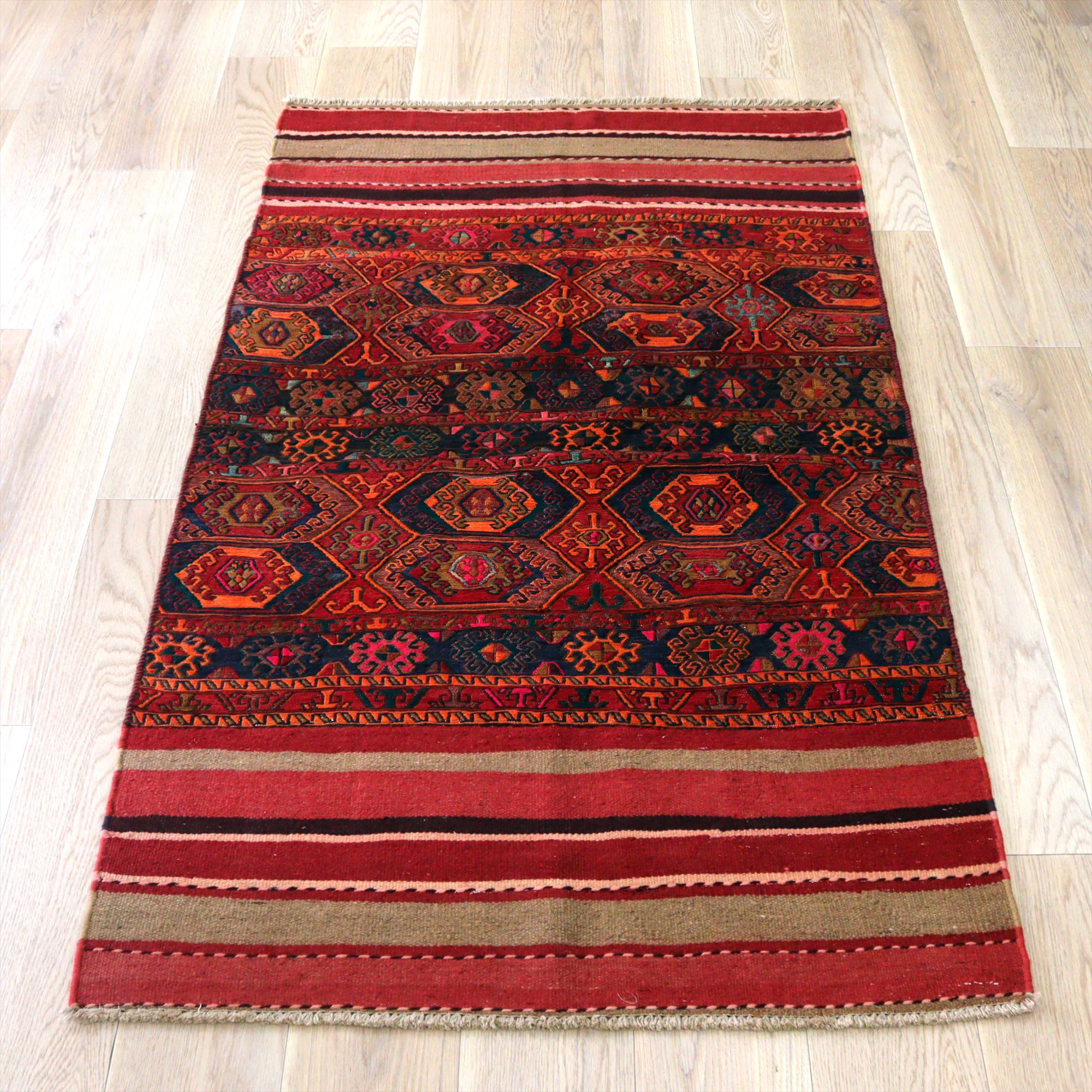 オールドキリム シャーサバン183×104cm マフラッシュ スマック織り