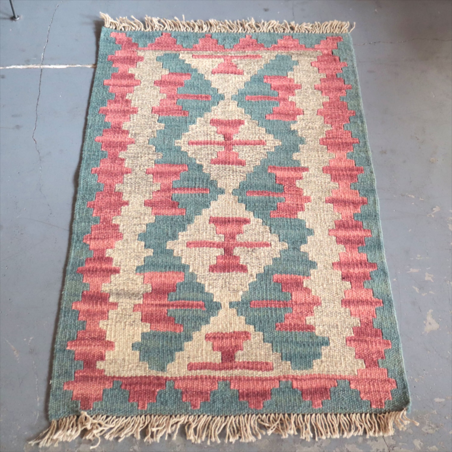 シラーズ キリム 遊牧民の手織りラグ 91×59cm カシュカイ族