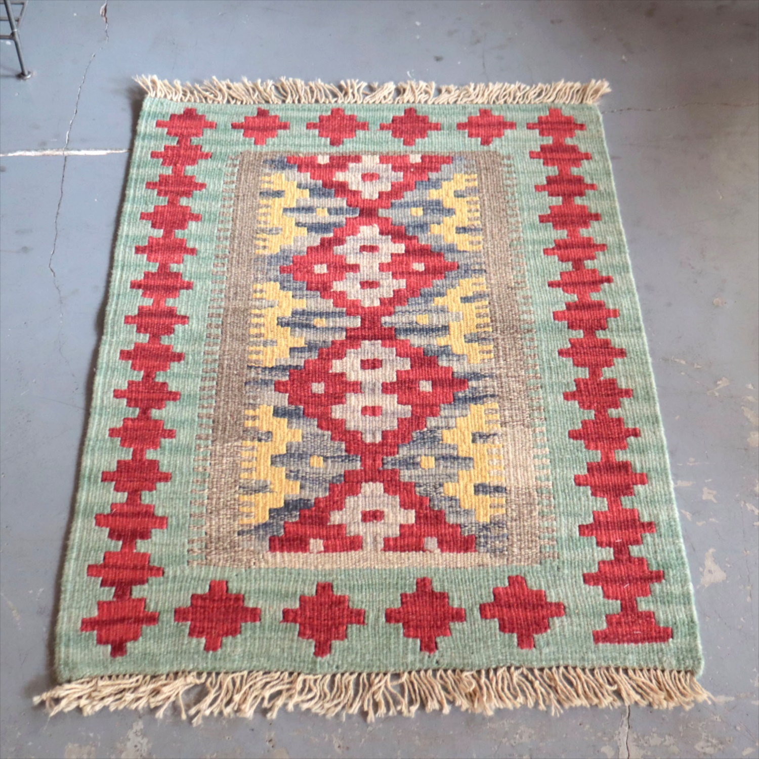 シラーズ キリム 遊牧民の手織りラグ 84×65cm カシュカイ族