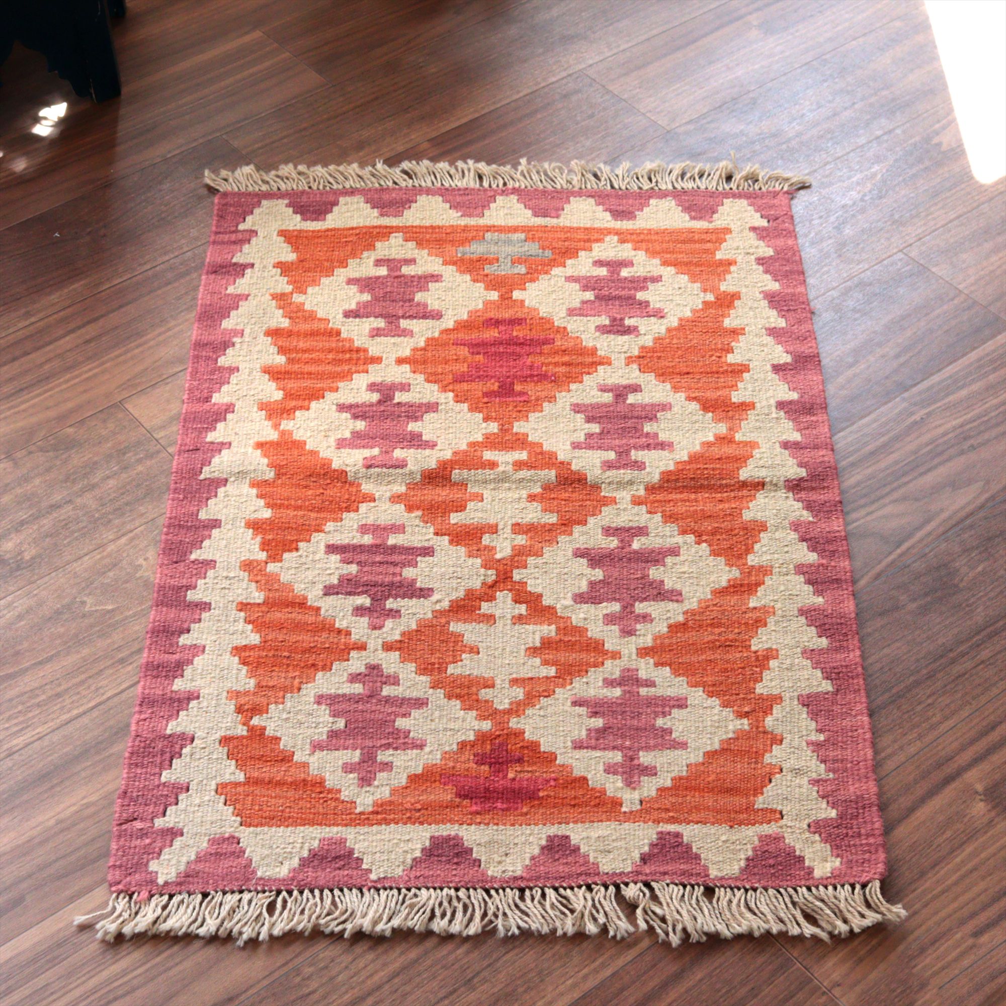 カシュカイキリム シラーズ産87×60cm イランの手織りラグ