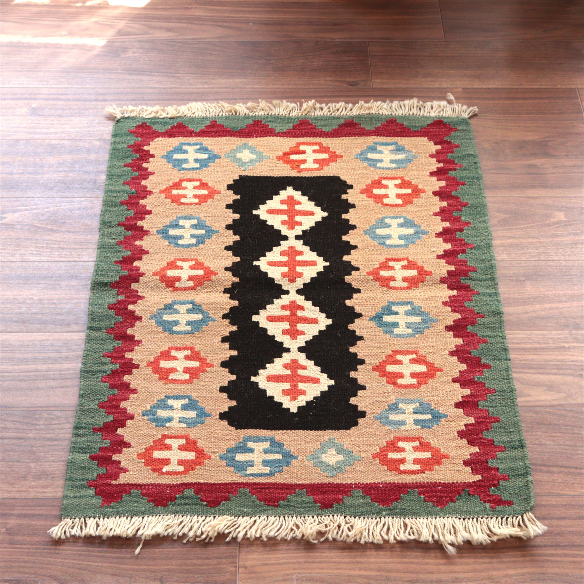 カシュカイキリム シラーズ産86×65cm イランの手織りラグ