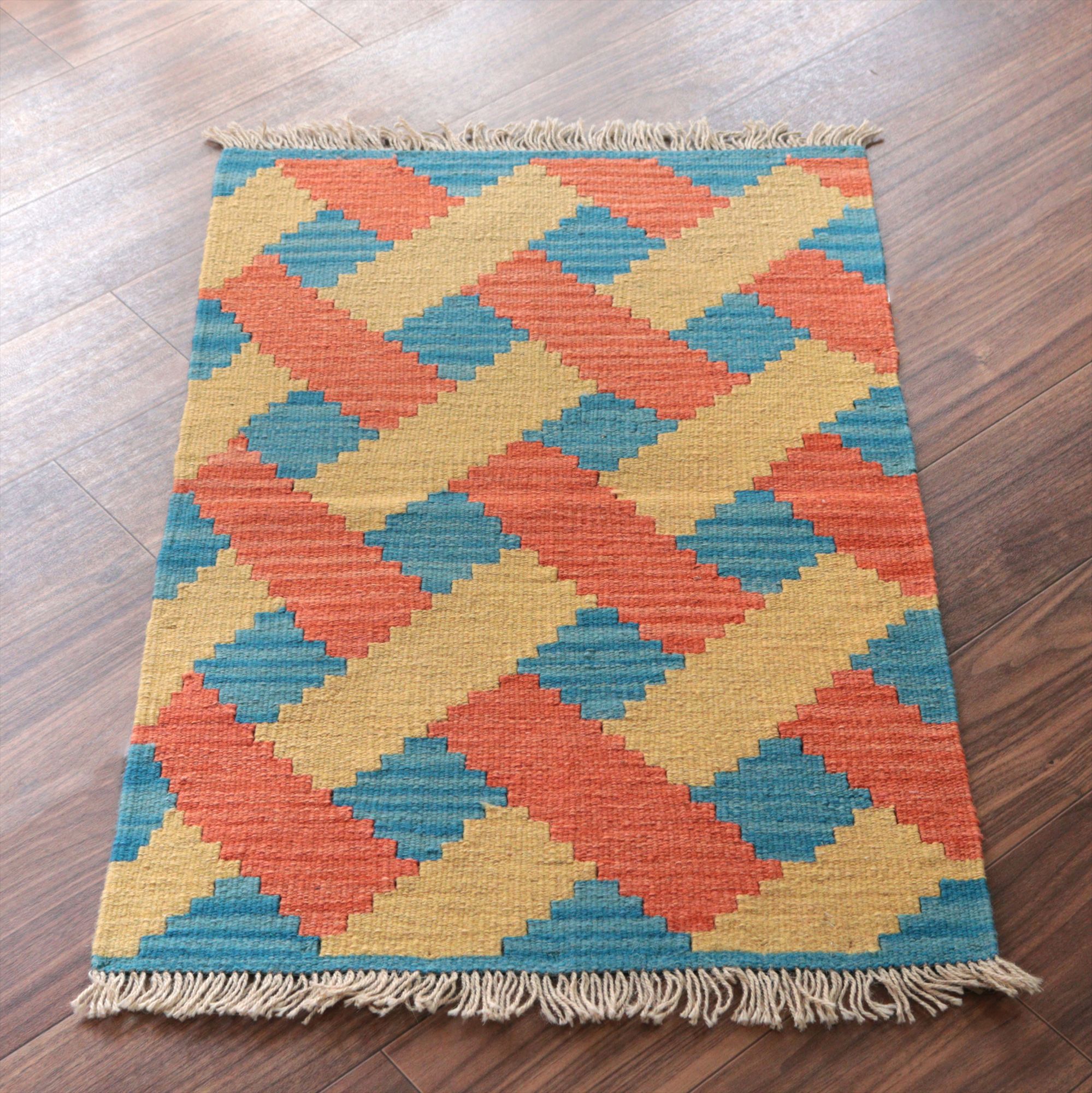 カシュカイキリム シラーズ産91×59cm イランの手織りラグ