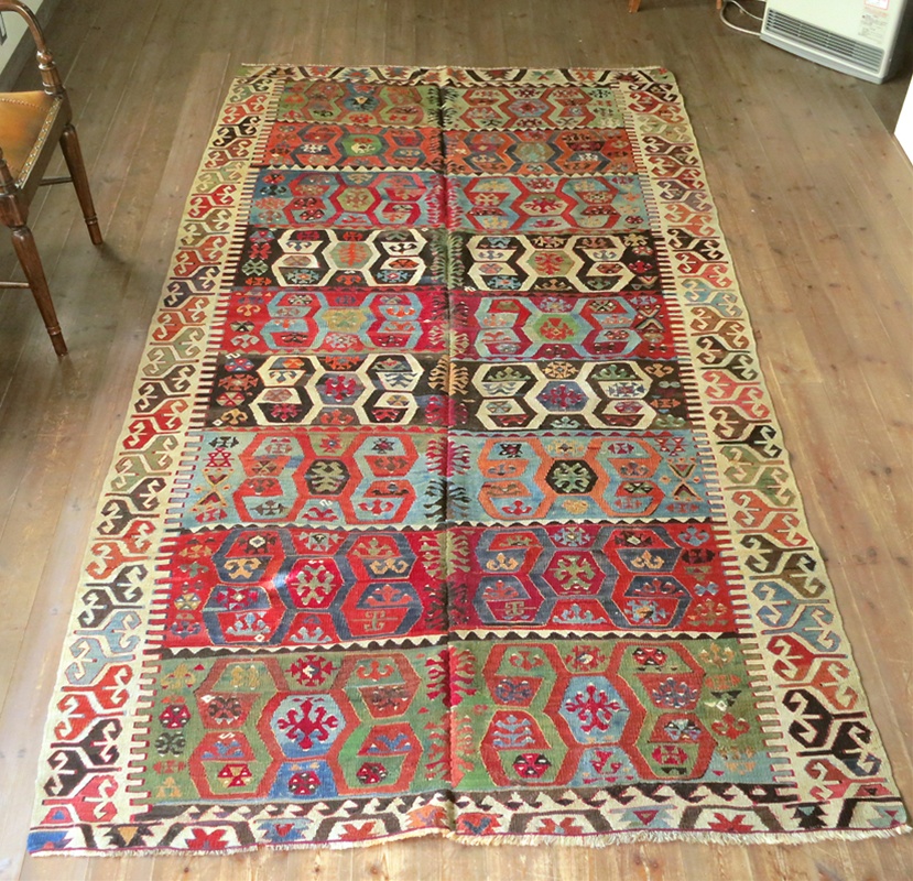 アンティークキリム　アダナチフカナット 300×157cm コチボユヌズ