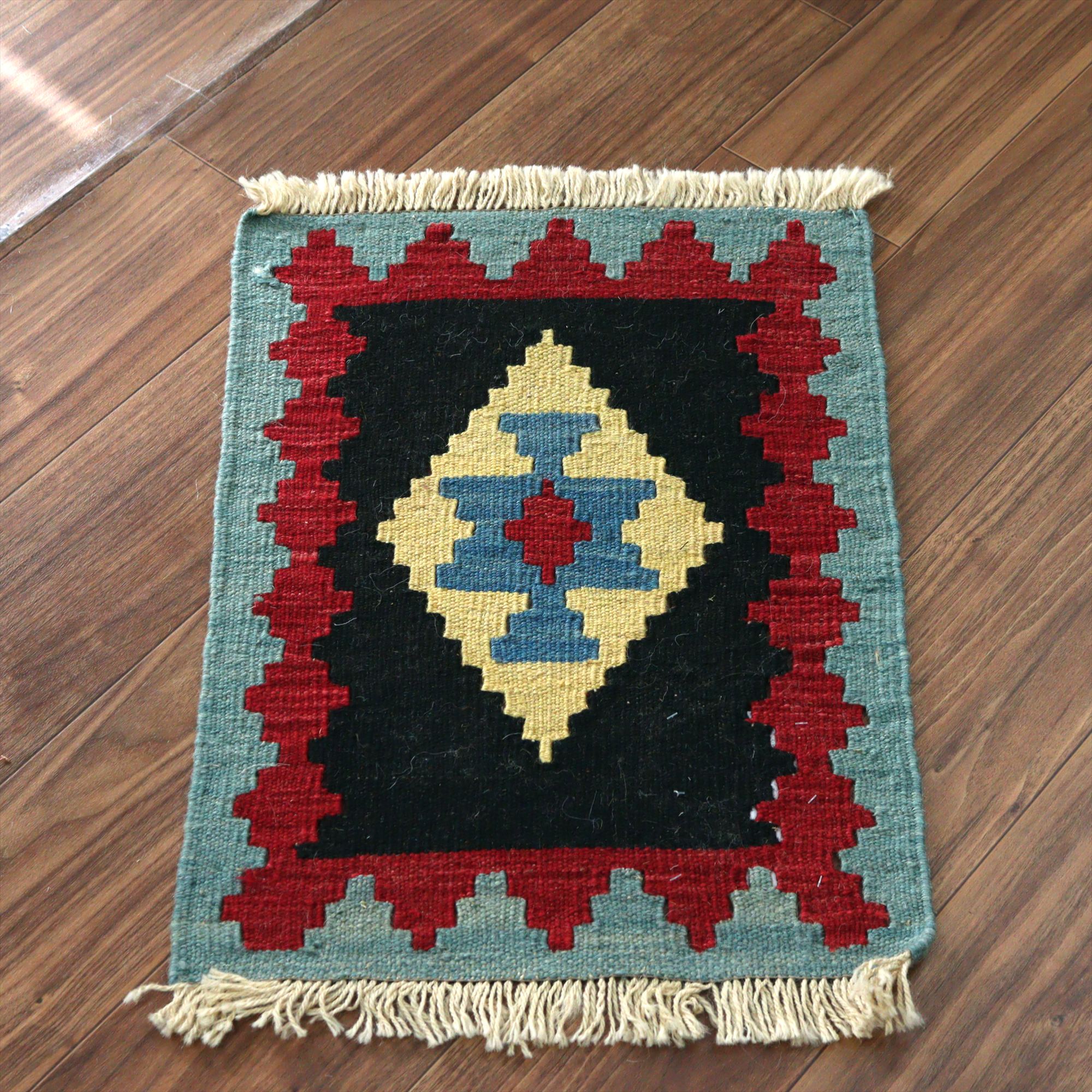 イランの手織りキリム シラーズ57×41cm