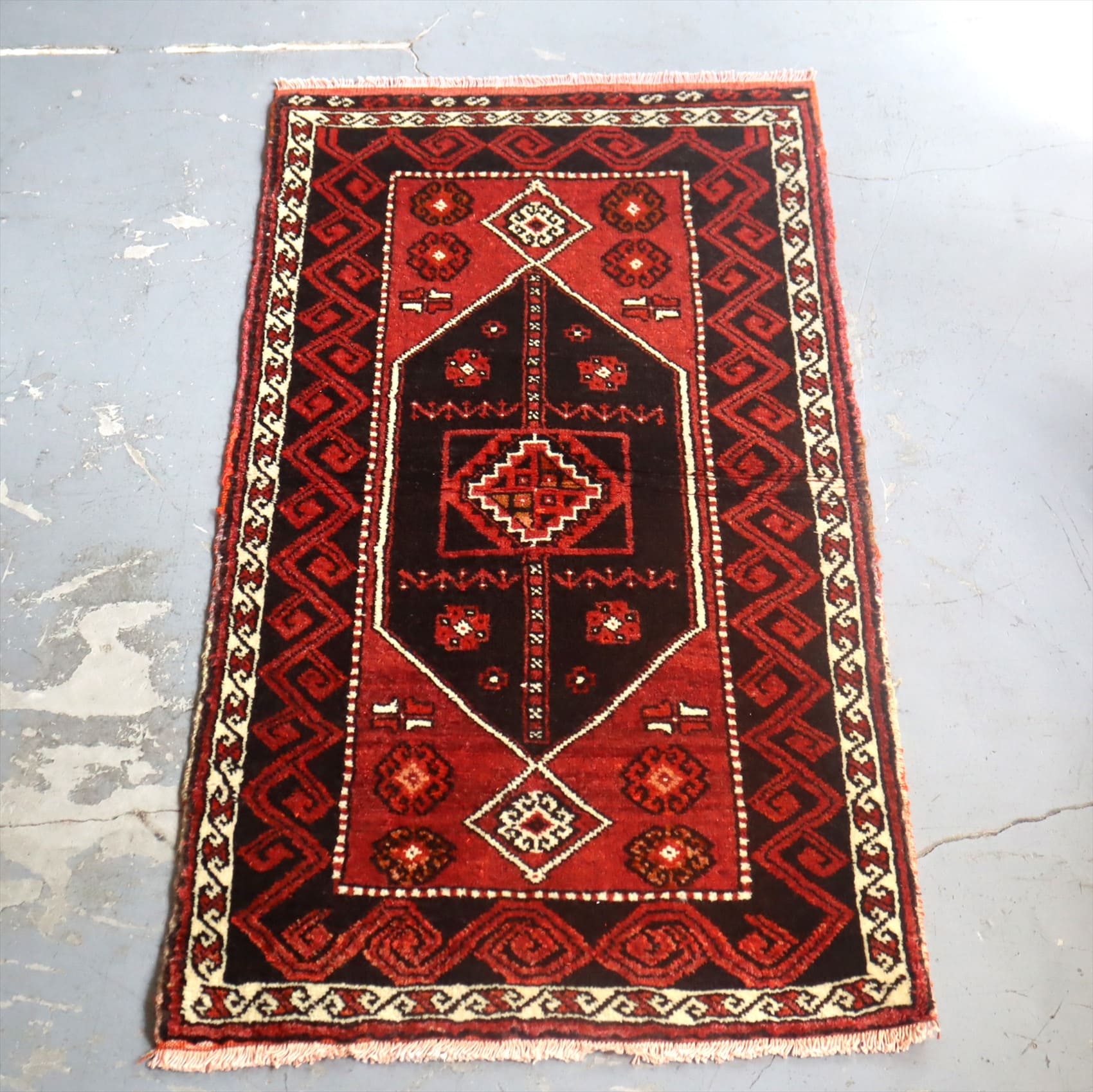 オールドカーペット　トルコ絨毯/ヤストゥク106×54cm マラテヤ