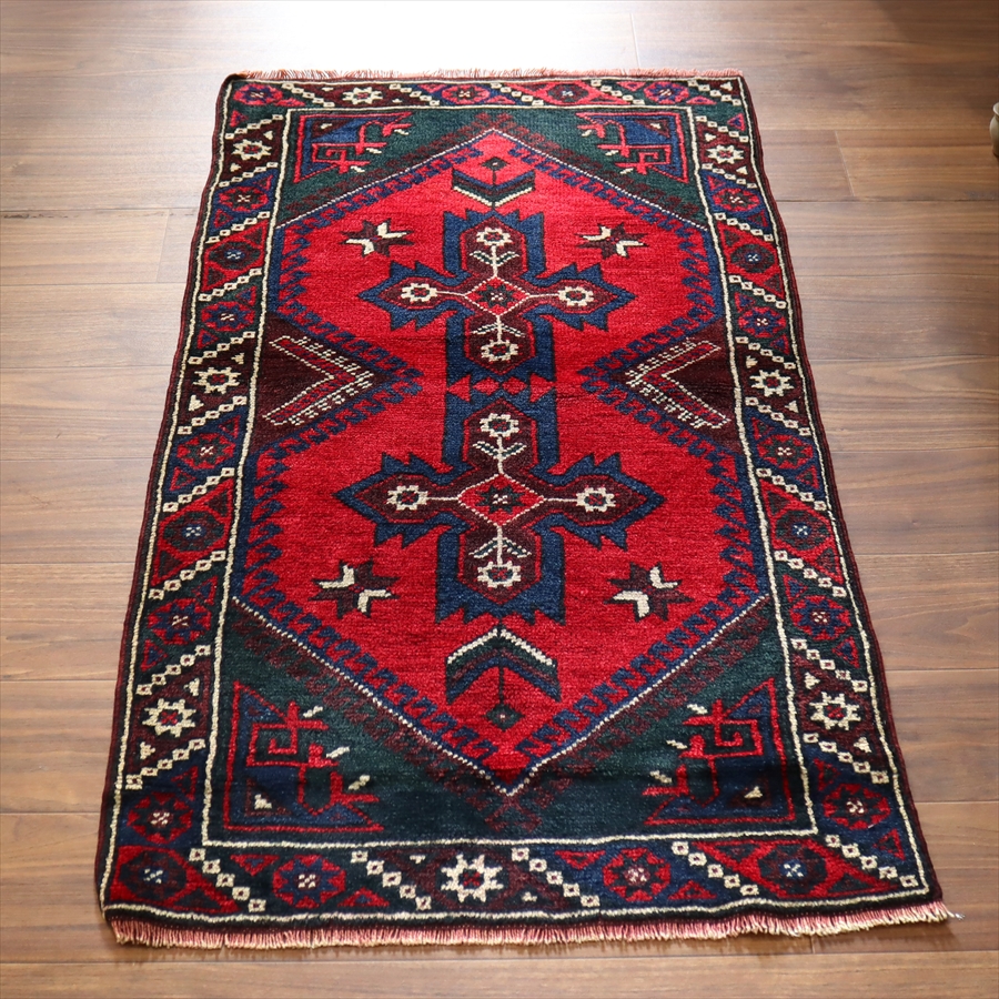 トルコ絨毯　ヴィンテージラグ　133×70cm ドゥシュメアルトゥ