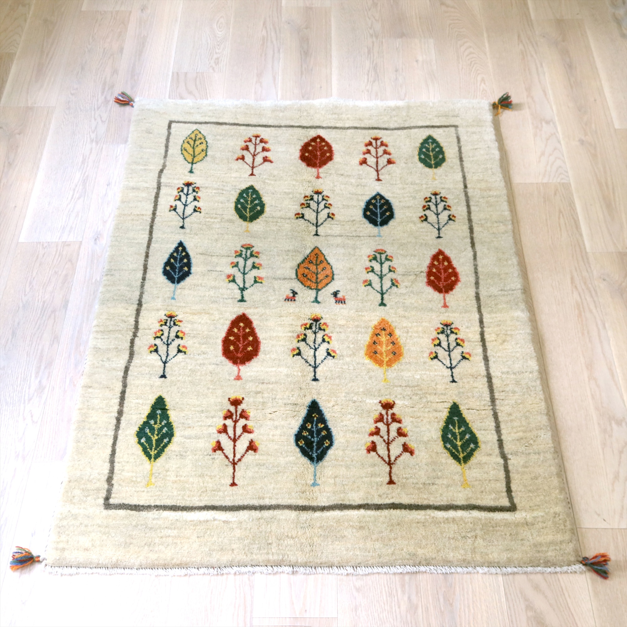 Gabbeh ギャッベ 生命の木 175×130cm イラン産 手織りギャッベ