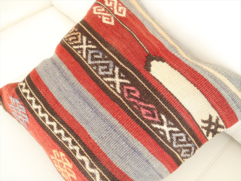 オールド キリムクッションカバー 40cmサイズ Turkish Kilim Cushion