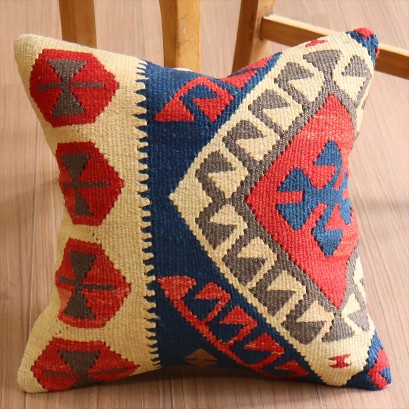 オールドキリム クッションカバー39×39cm ドラゴンの爪 Old Kilim Cushion