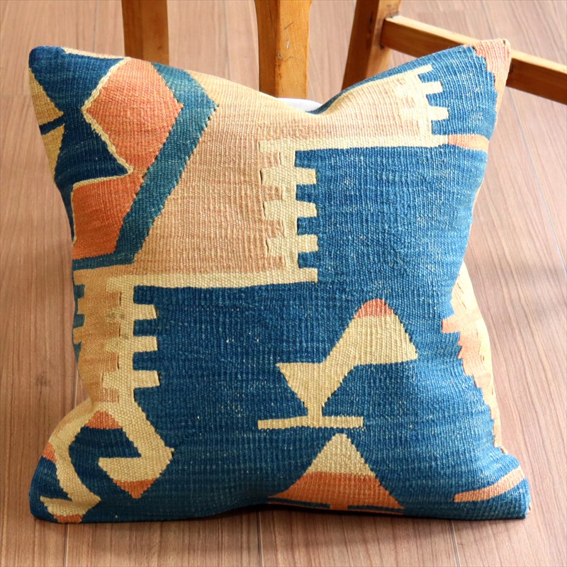 オールドキリム クッションカバー41×41cm ウシャク Old Kilim Cushion