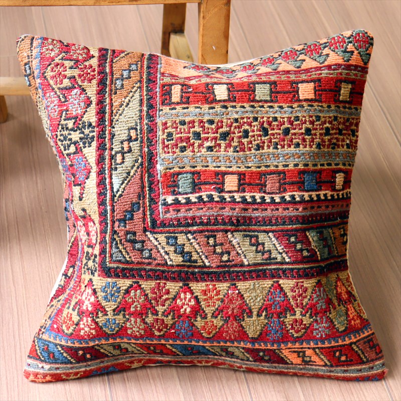 オールドキリム クッションカバー41×41cm シルジャン・スマック Old Kilim Cushion
