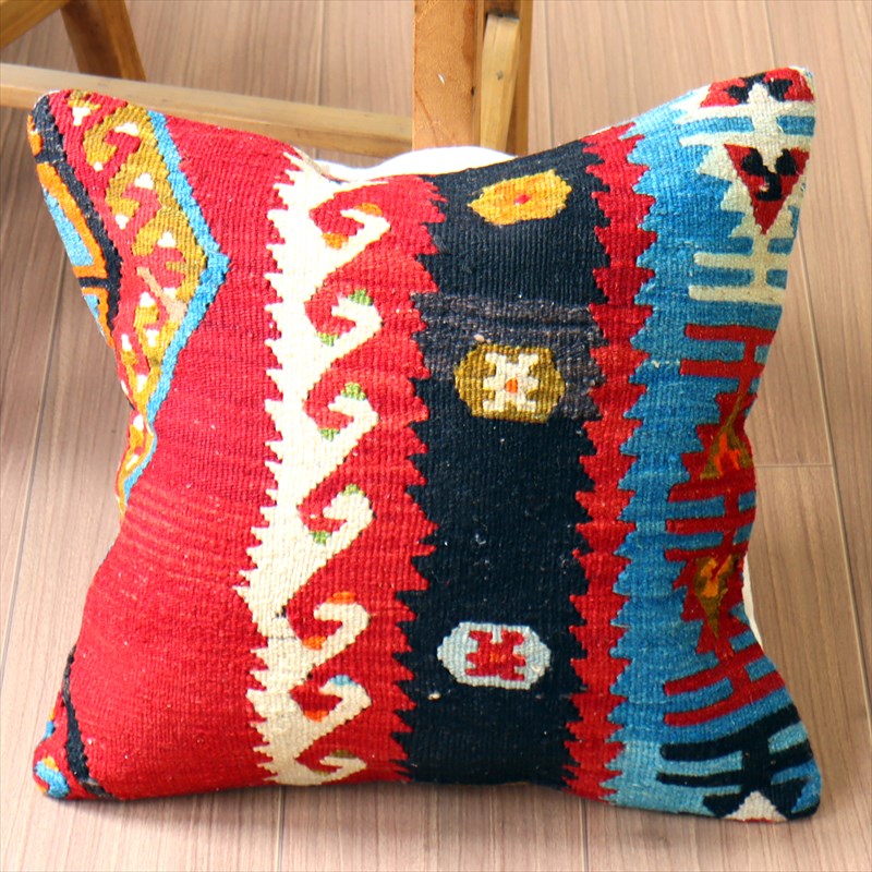オールドキリム クッションカバー40×40cm シワス・シャルキュスラ Old Kilim Cushion