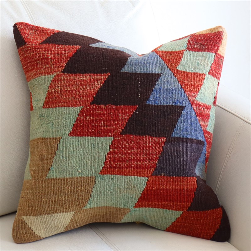 オールドキリム クッションカバー40×40cm エシュメ Old Kilim Cushion