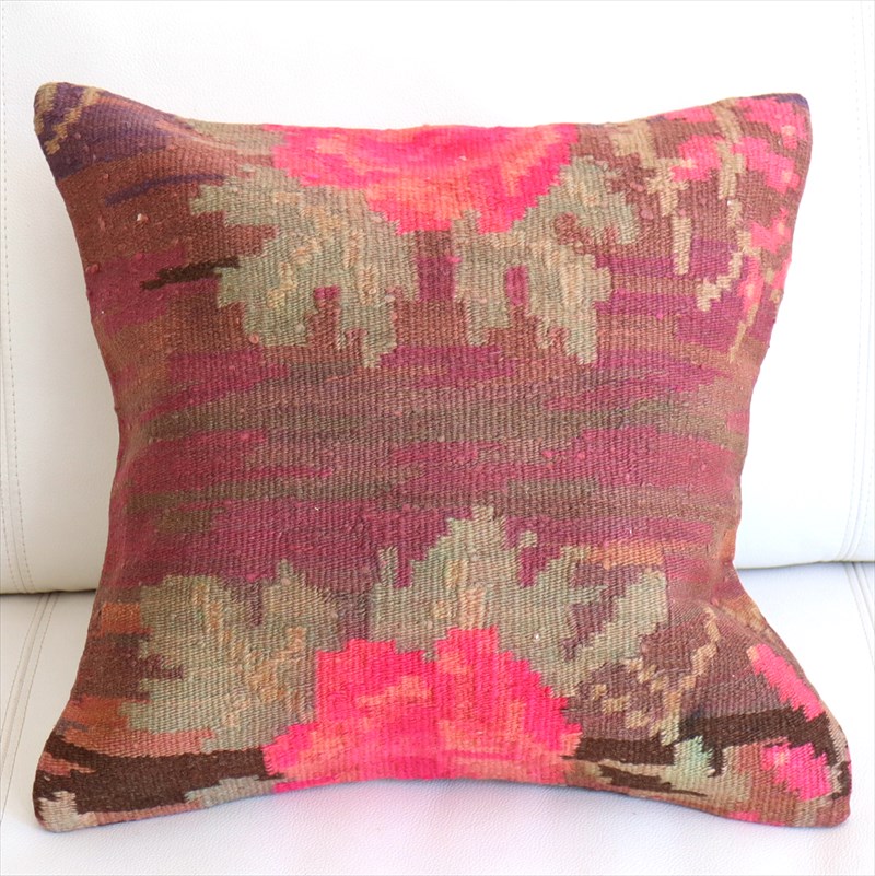 オールドキリム クッションカバー40×40cm モルダヴィア Old Kiilim Cushion