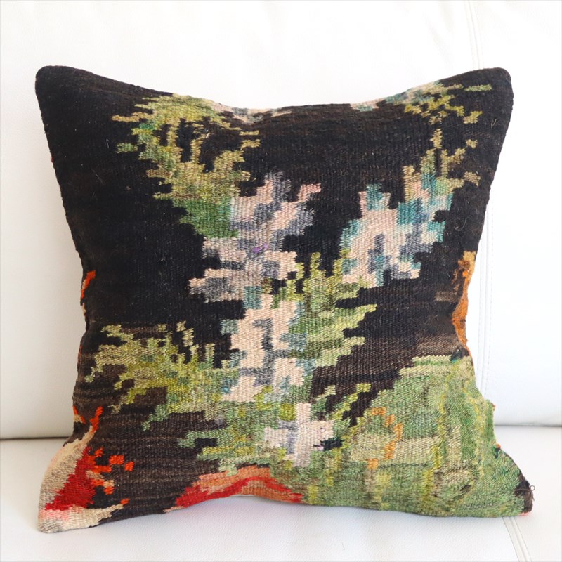 オールドキリム クッションカバー41×40cm モルダヴィア  Old Kiilim Cushion