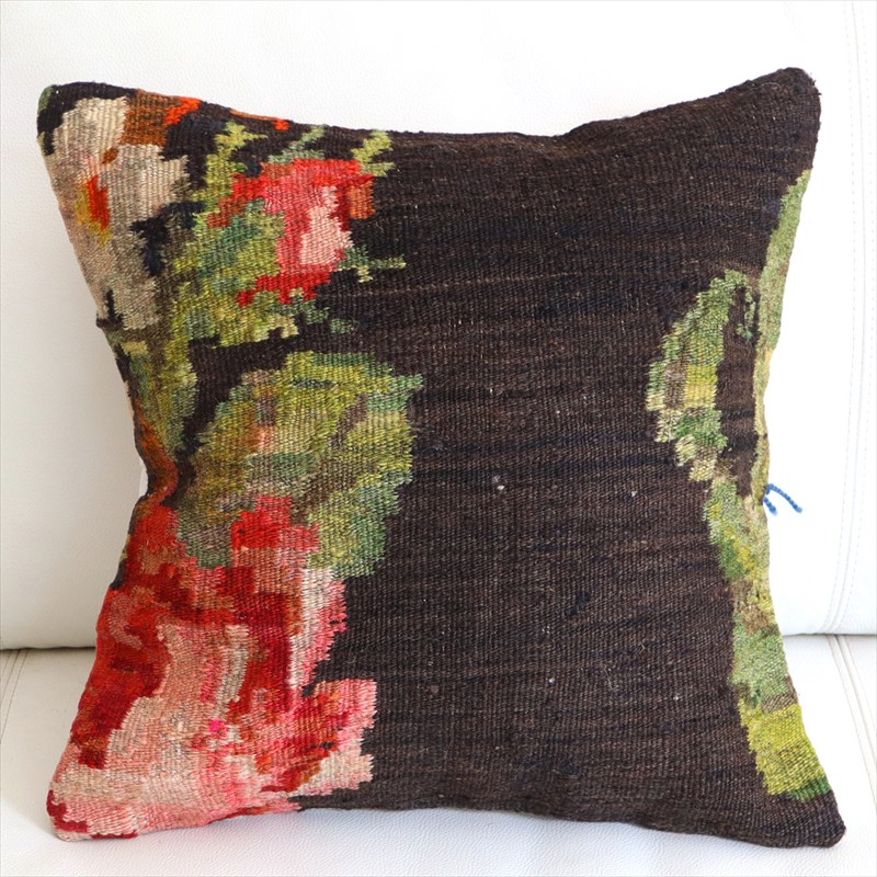 オールドキリム クッションカバー40×40cm モルダヴィア Old Kiilim Cushion