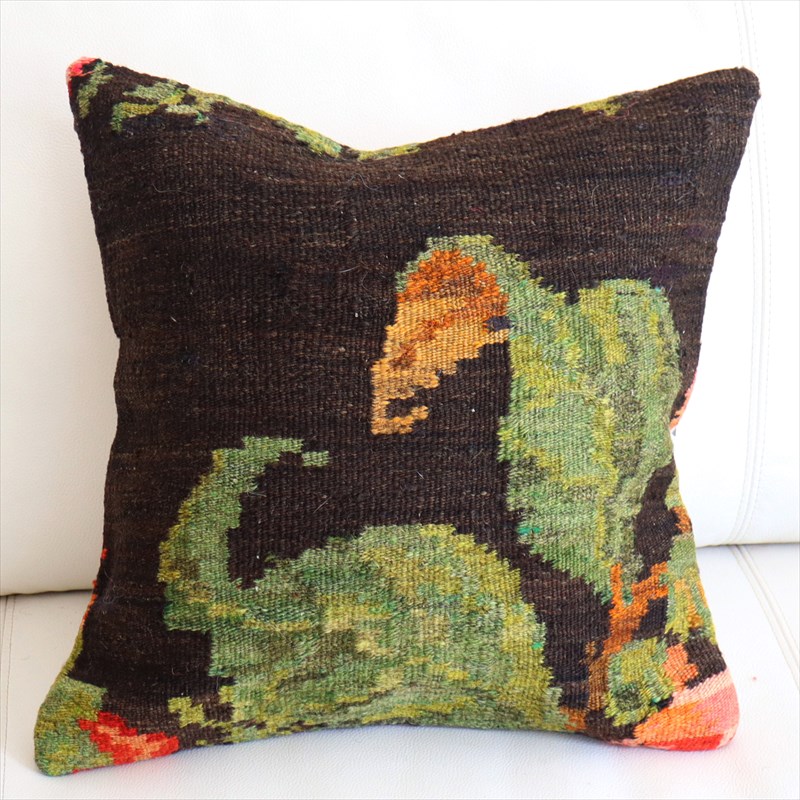 オールドキリム クッションカバー40×40cm モルダヴィア Old Kiilim Cushion