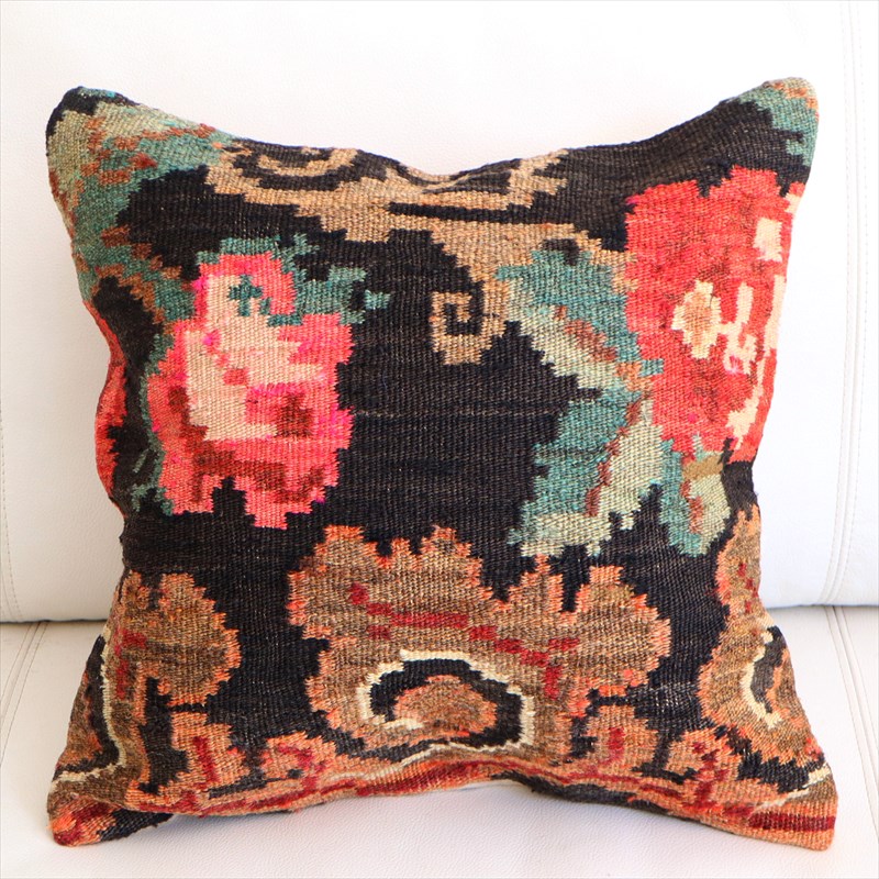 オールドキリム クッションカバー41×41cm モルダヴィア Old Kiilim Cushion