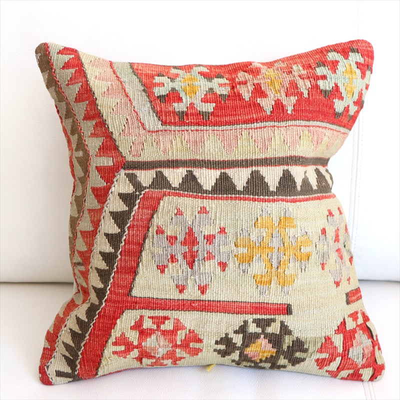 オールドキリム クッションカバー37×39cm シワス Old Kiilim Cushion