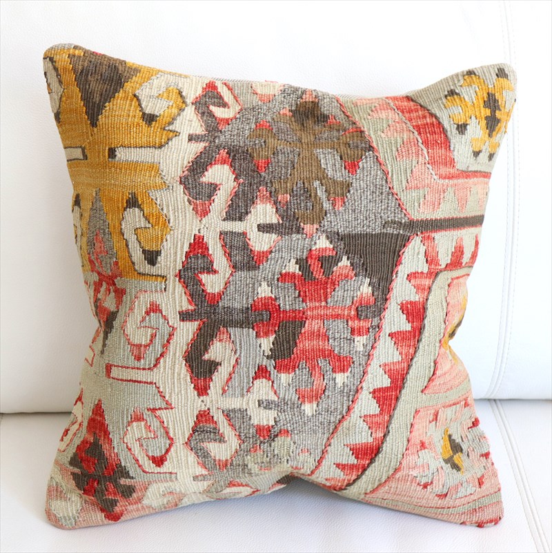 オールドキリム クッションカバー39×40cm シワス Old Kiilim Cushion