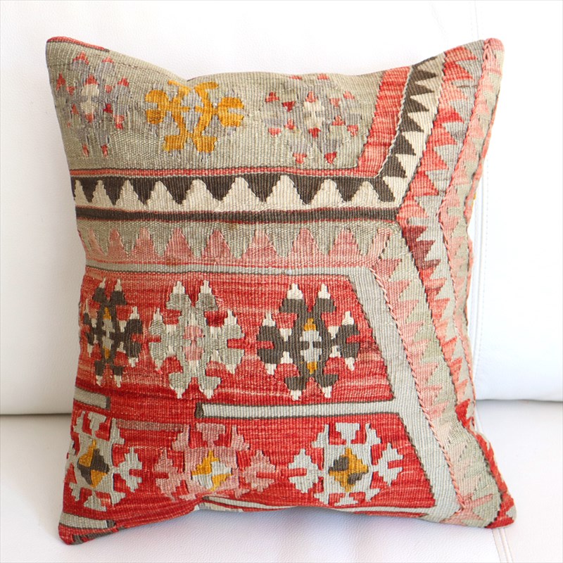 オールドキリム クッションカバー37×40cm シワス Old Kiilim Cushion