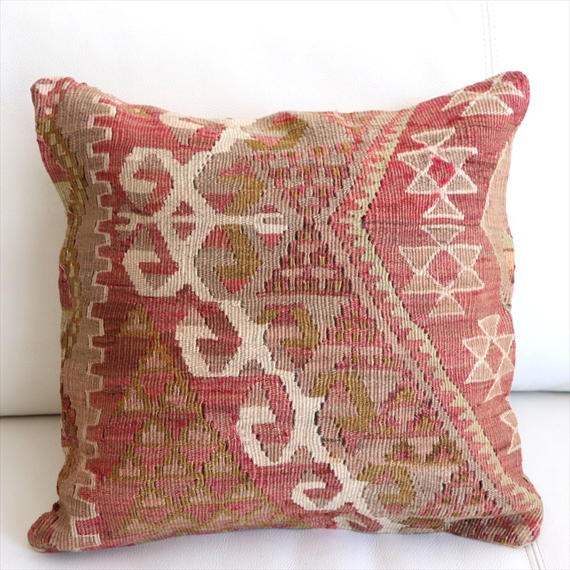 オールドキリム クッションカバー39×39cm カイセリ チフカナット Old Kiilim Cushion