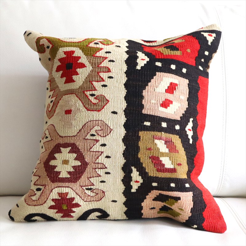アンティークキリム クッションカバー38×40cm シャルキョイ Antique Kiilim Cushion
