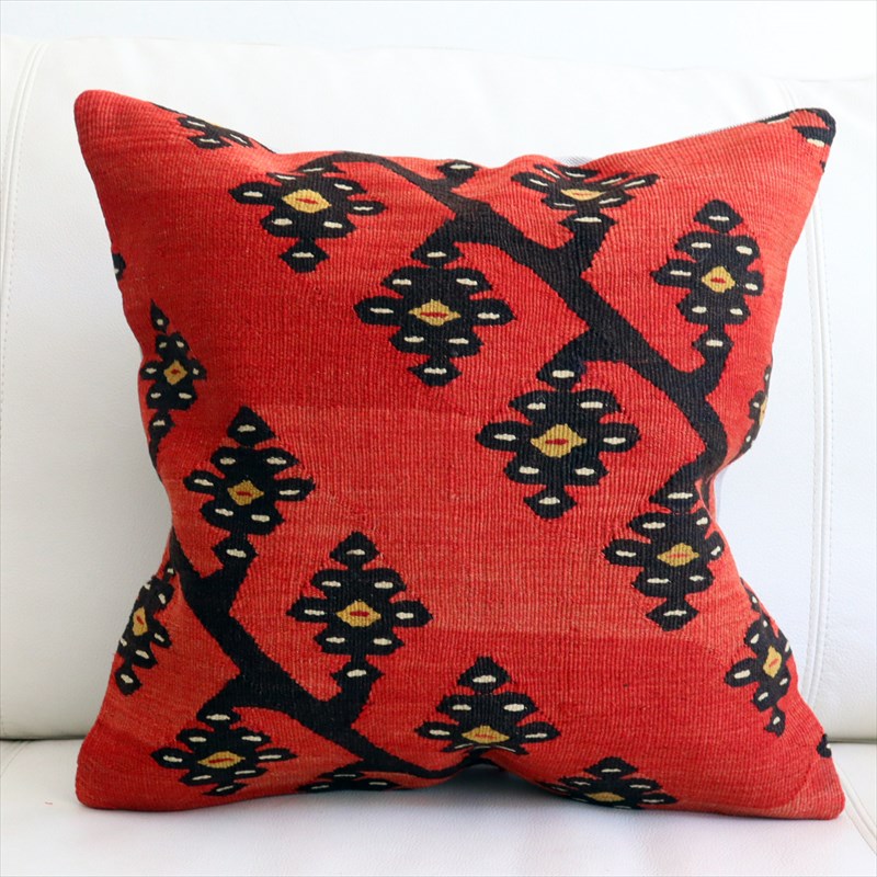 アンティークキリム クッションカバー40×41cm シャルキョイ Antique Kiilim Cushion