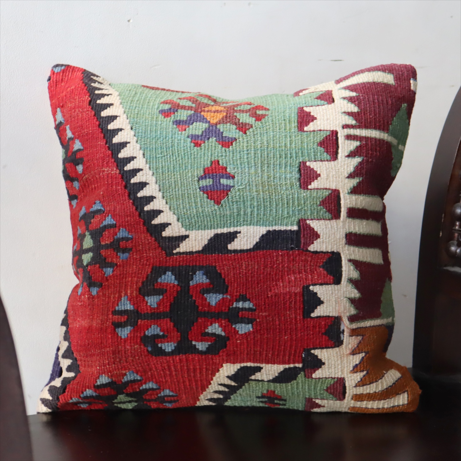 オールドキリム クッションカバー40×40cm マラテヤ チフカナットキリム