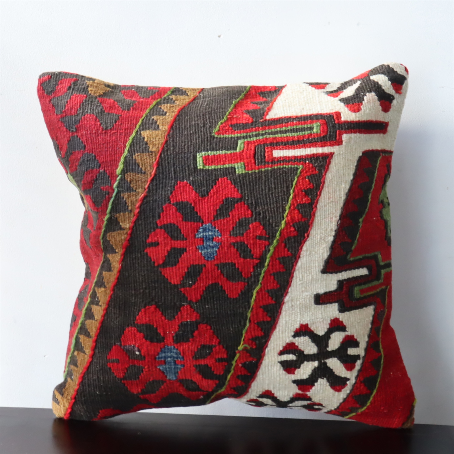 オールドキリム クッションカバー40×40cm マラテヤ チフカナットキリム