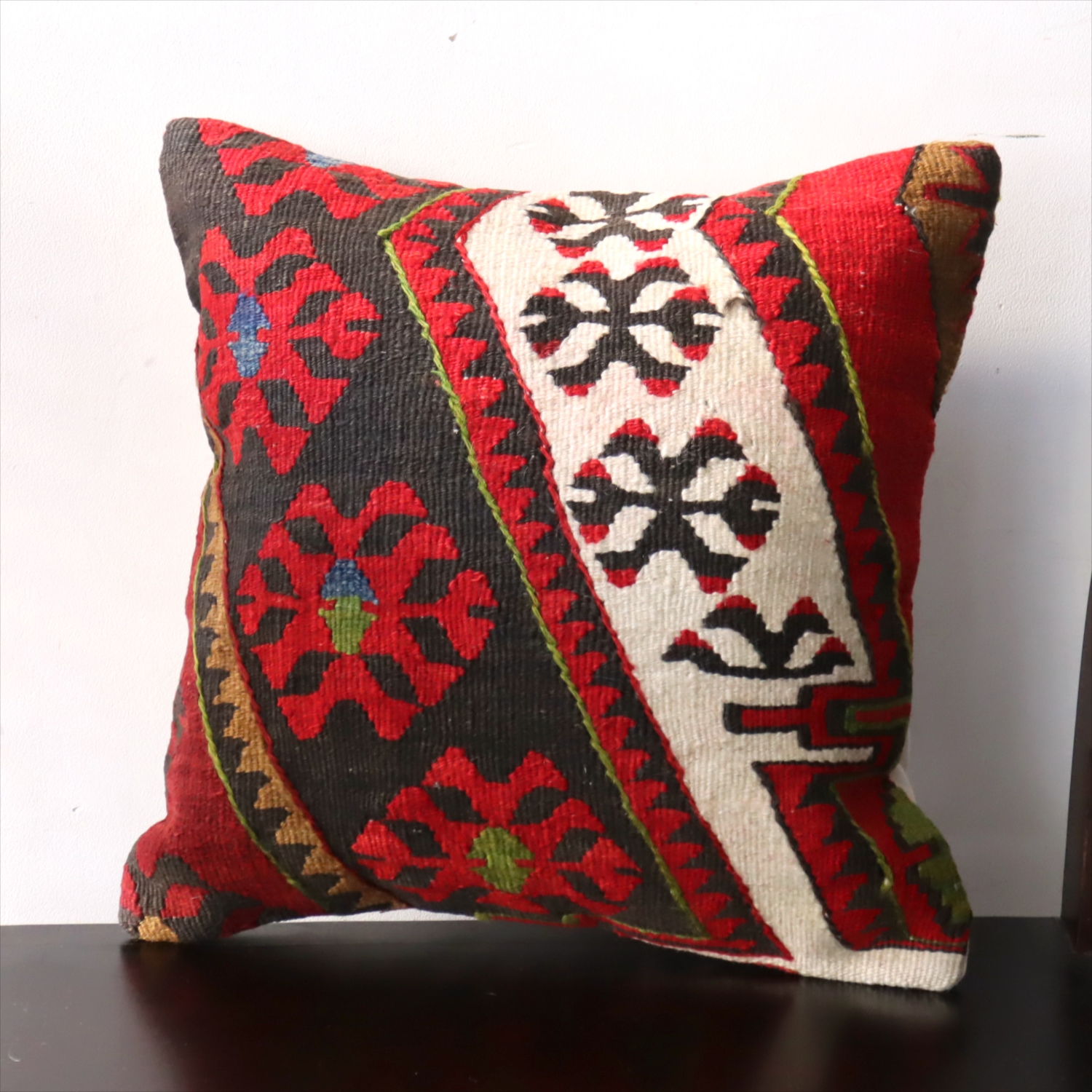 オールドキリム クッションカバー40×40cm マラテヤ チフカナットキリム