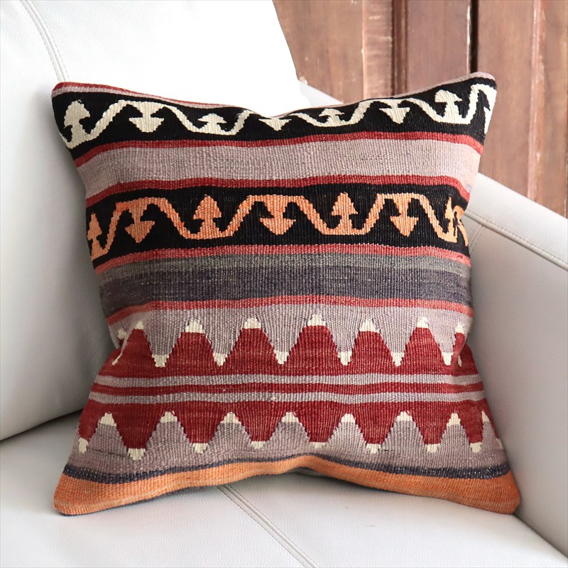 オールドキリム 40cm角クッションカバー39×39cm Old Kilim Cushion