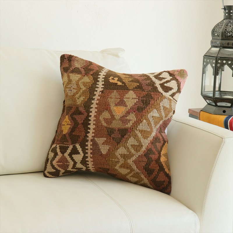 オールドキリム 40cm角クッションカバー41×40cm カルス Old Kilim Cushion