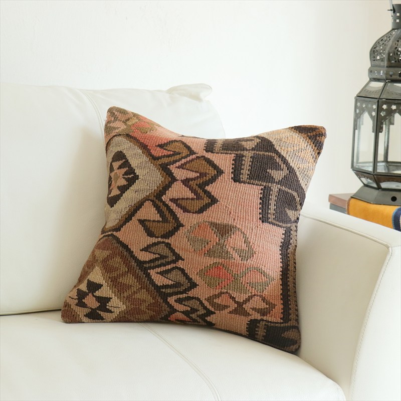 オールドキリム 40cm角クッションカバー40×39cm カルス Old Kilim Cushion