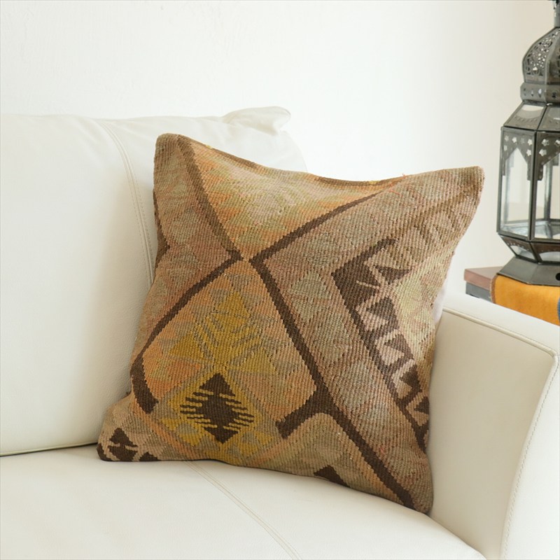 オールドキリム 40cm角クッションカバー40×40cm カルス Old Kilim Cushion
