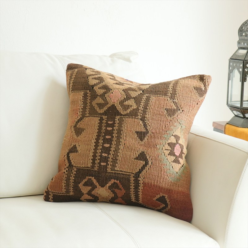 オールドキリム 40cm角クッションカバー41×40cm カルス Old Kilim Cushion