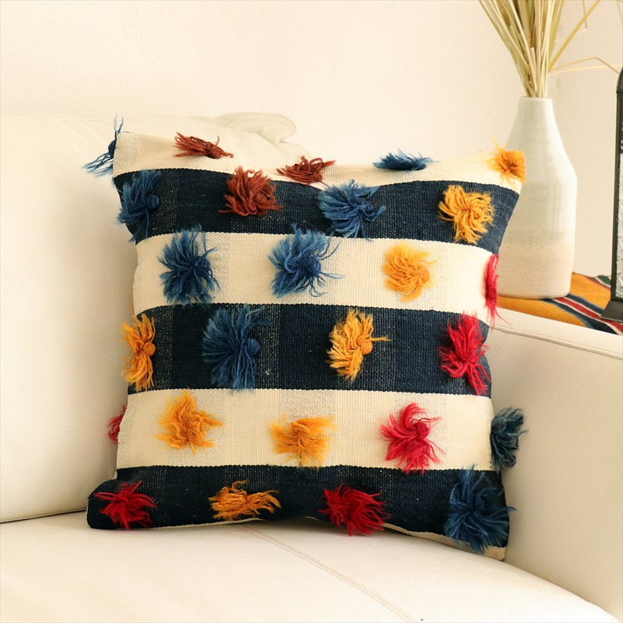 オールドキリム 40cm角クッションカバー40×40cm ウルファ Old Kilim Cushion