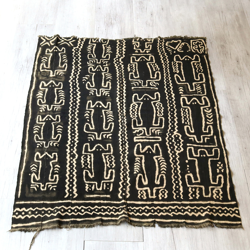 アフリカ泥染め布ボゴラン・マリ　Malian Mud Cloth (b g lanfini)African textile, アフリカ民藝